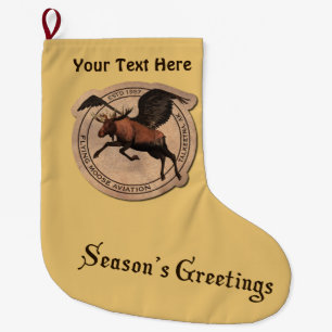 Die Grüße der Saison - Patch für die Luftfliege Großer Weihnachtsstrumpf