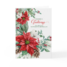 Die Grüße der Saison Poinsettia Business