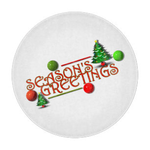 Die Grüße der Saison Schneidebrett