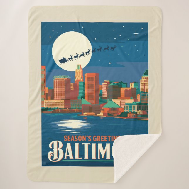 Die Grüße der Saison von Baltimore Sherpadecke (Vorderseite)