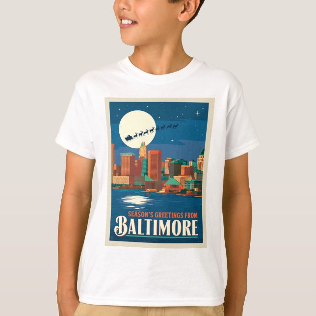Die Grüße der Saison von Baltimore T-Shirt (Vorderseite)