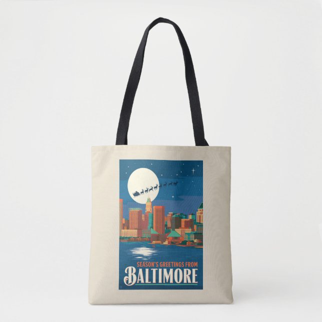 Die Grüße der Saison von Baltimore Tasche (Vorderseite)