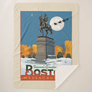 Die Grüße der Saison von Boston Common! Sherpadecke