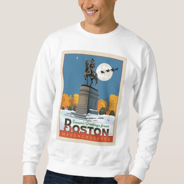 Die Grüße der Saison von Boston Common! Sweatshirt (Vorderseite)