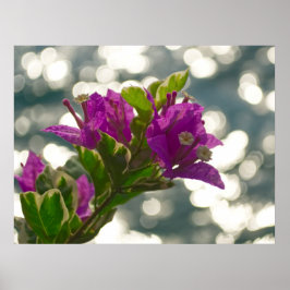 Die Grüße Frühlingsblumen Bokeh Poster