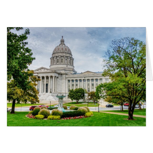 Die Grußkarte der Hauptstadt Missouri (Vorderseite (Horizontal))