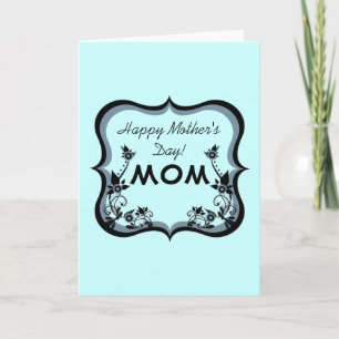 Die Grußkarte der Sassy Floral Mother Periwinkle Karte