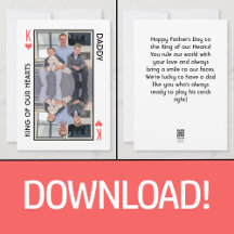 Die Grußkarte des Vaters des Herzens