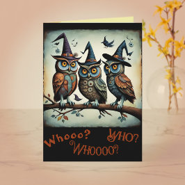 Die Grußkarte "Feathered Coven" Karte