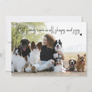 Die Grußkarte für den besten Freund des Hundes Karte