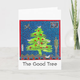 Die Grußkarte für den guten Baum Karte