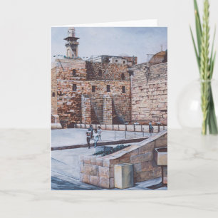 Die Grußkarte "Kinder Israels im 2. Tempel" Karte