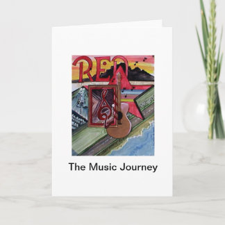 Die Grußkarten der Musikreise Karte