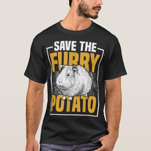 Die Guinea Pig_6 für Furry Potato gerettet T-Shirt (Vorderseite)