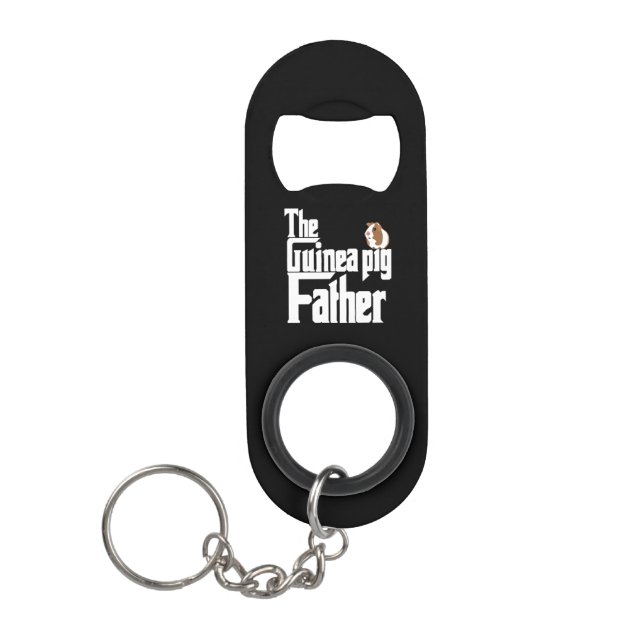 Die Guinea Pig Vater Mini Flaschenöffner (Vorderseite)
