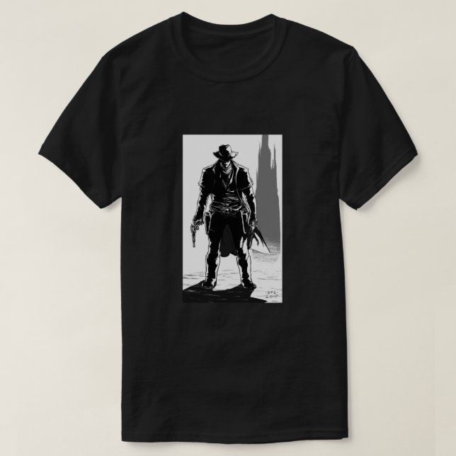 Die Gunslinger Classic T-Shirt (Design vorne)