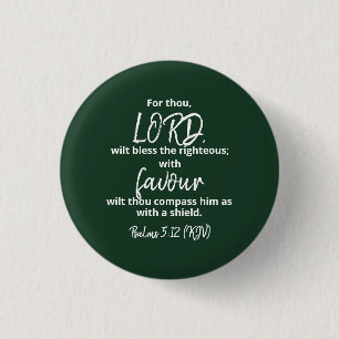 Die Gunst der Psalmen 5:12 (KJV) Button