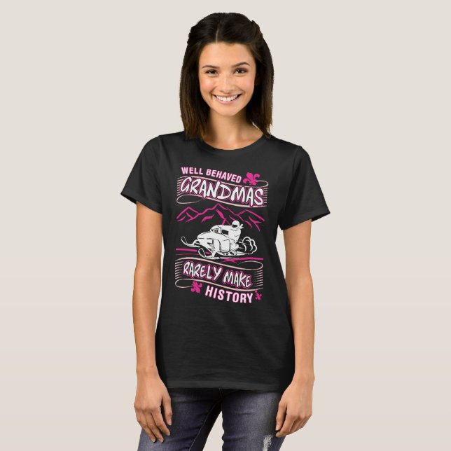 Die gut benommene seltene Großmutter machen T-Shirt (Vorne ganz)