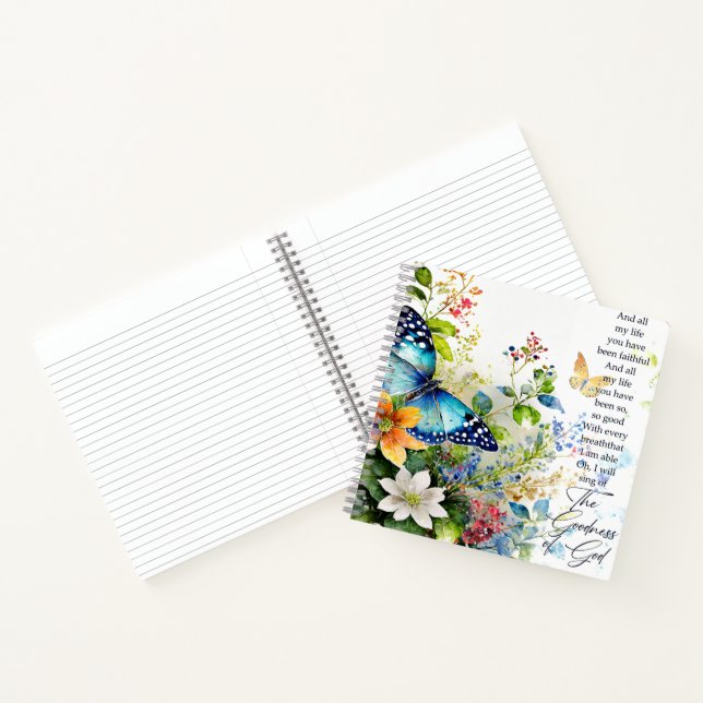 Die Güte Gottes Notizbuch (Innenseite)