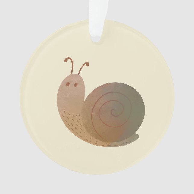 Die gute Schnecke Ornament (Vorderseite)