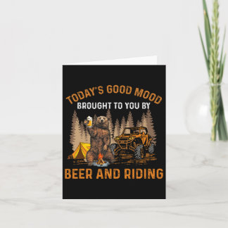 Die gute Stimmung, die Ihnen heute von Bier und Ri Karte