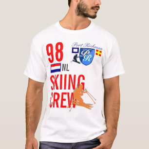Die Hafen Richman Skifahren-Crew-Niederlande-Ski T-Shirt