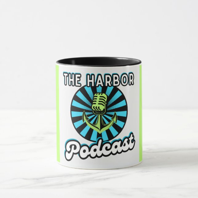 Die Hafenpodcast-Tasse Tasse (Zentrum)