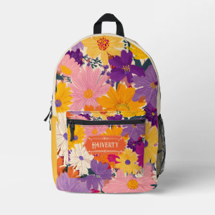 Die haiverty Crowods Modern Floral Bedruckter Rucksack