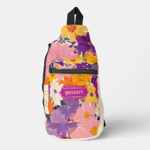 Die haiverty Crowods Modern Floral Crossbody Bag