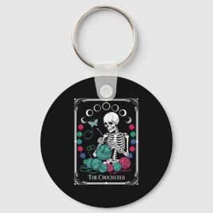 Die Häkel-Tarotkarte Lustiges Garn-Design  Schlüsselanhänger