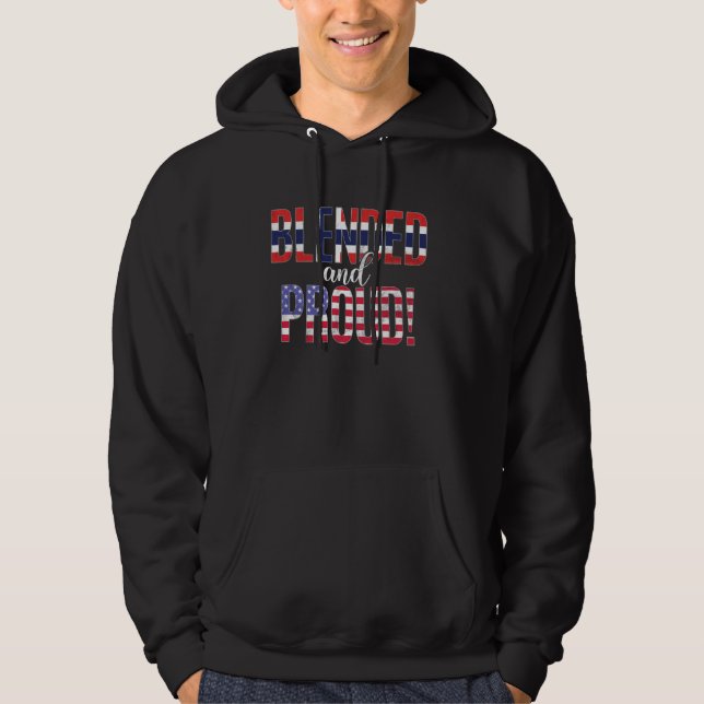 Die halbe norwegische Hälfte der Staatsbürgerschaf Hoodie (Vorderseite)