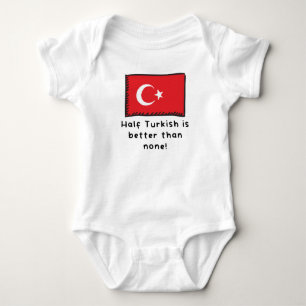Die halbe Türkin ist besser als keine sonnige tü Baby Strampler