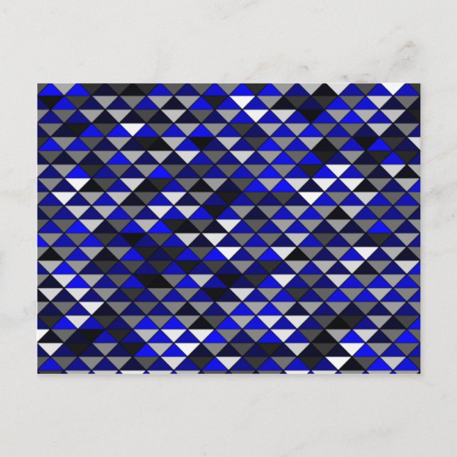 Die halbe und die halbe Diamantenkarte Postkarte (Vorderseite)