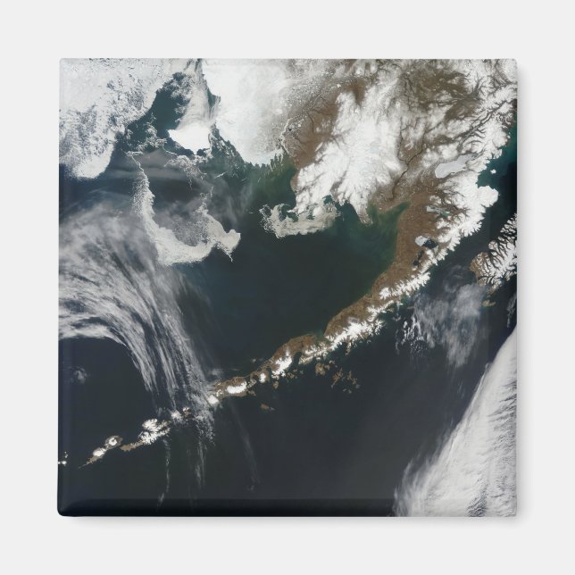 Die Halbinsel Alaskan und die Aleusianischen Insel Magnet (Vorne)