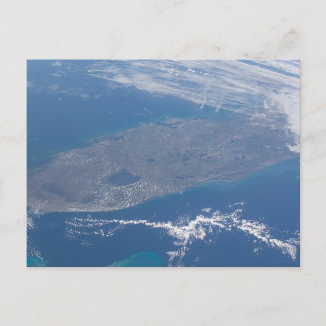 Die Halbinsel Florida. Postkarte (Vorderseite)