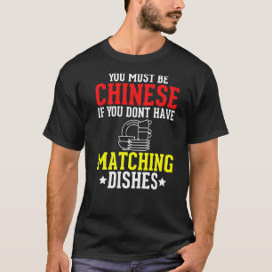 Die Hälfte der Chinesen Amerikanischen Wurzeln Chi T-Shirt