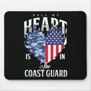 Die Hälfte meines Herzens in der Küstenwache USA F Mousepad
