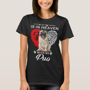 Die Hälfte meines Herzens ist mit meinem Mops im H T-Shirt