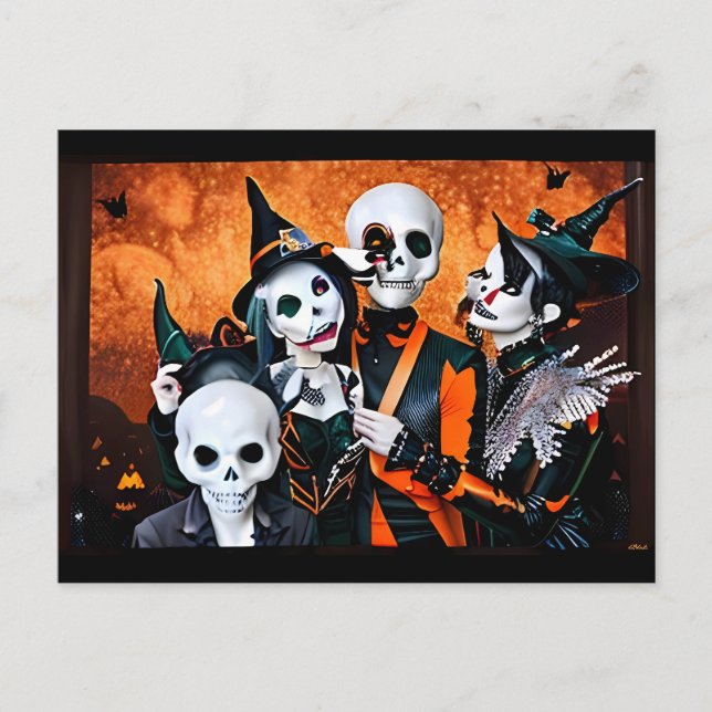 Die Halloween-Außenseiter Postkarte (Vorderseite)