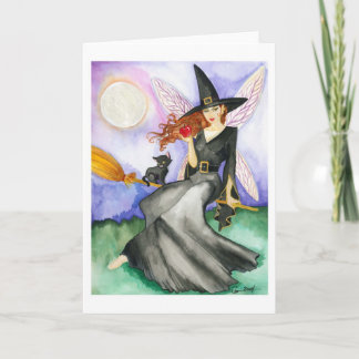 Die Halloween-Fairy-Karte Karte