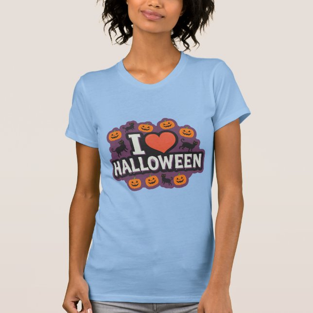 Die Halloween-Liebe FrauenT - Shirt (Vorderseite)