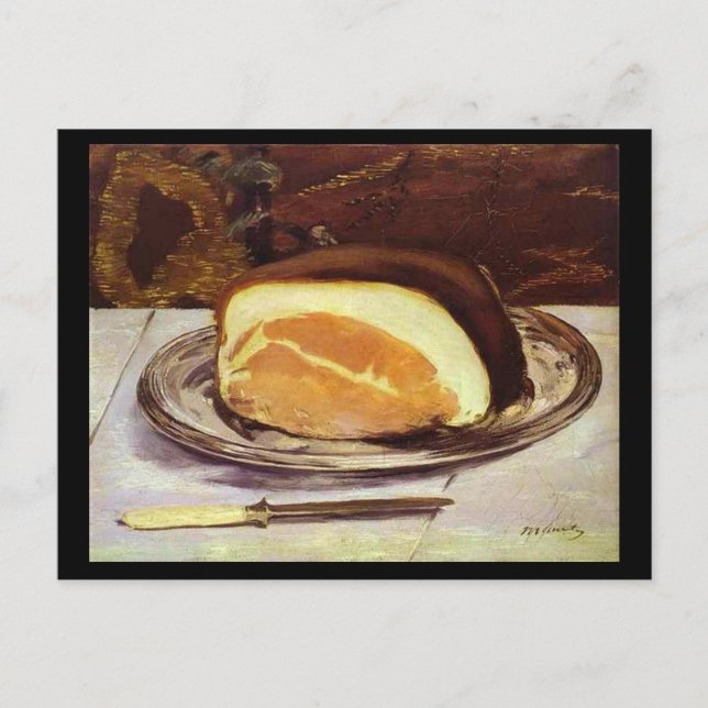 Die Ham von Edward Manet Postkarte (Vorderseite)