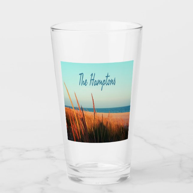Die Hamptons Beach Long Island New York Glas (Vorderseite)