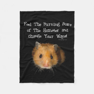 Die Hamster-Starren Fleecedecke