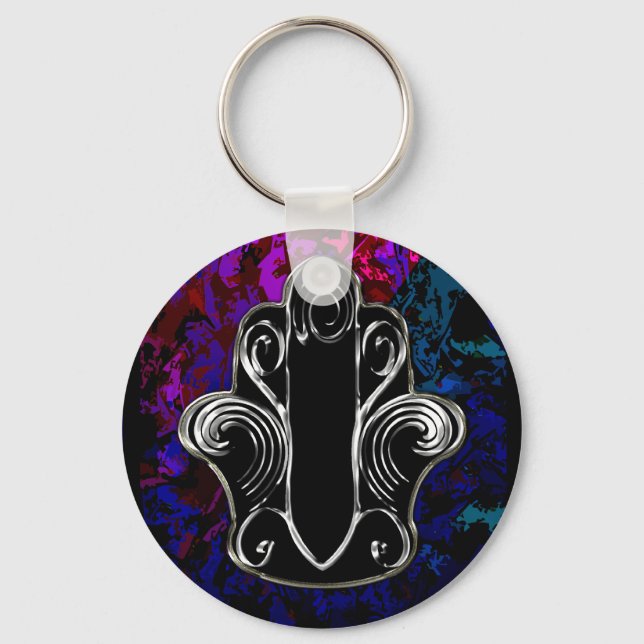 Die Hand des Hamesh Schlüsselanhänger (Vorderseite)