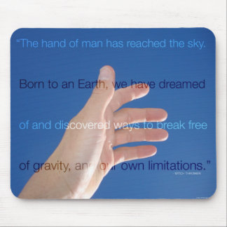 die Hand des Mannes Mousepad