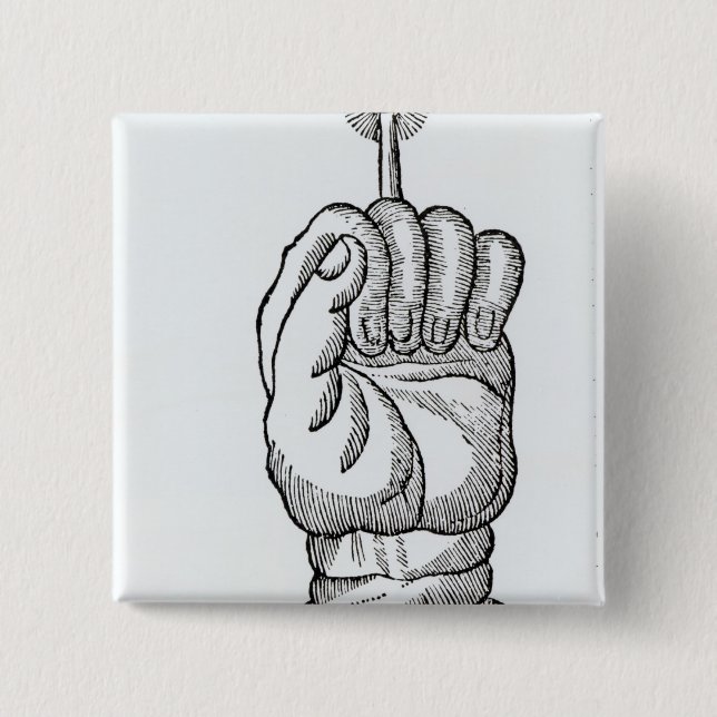 Die Hand des Ruhmes Button (Vorderseite)