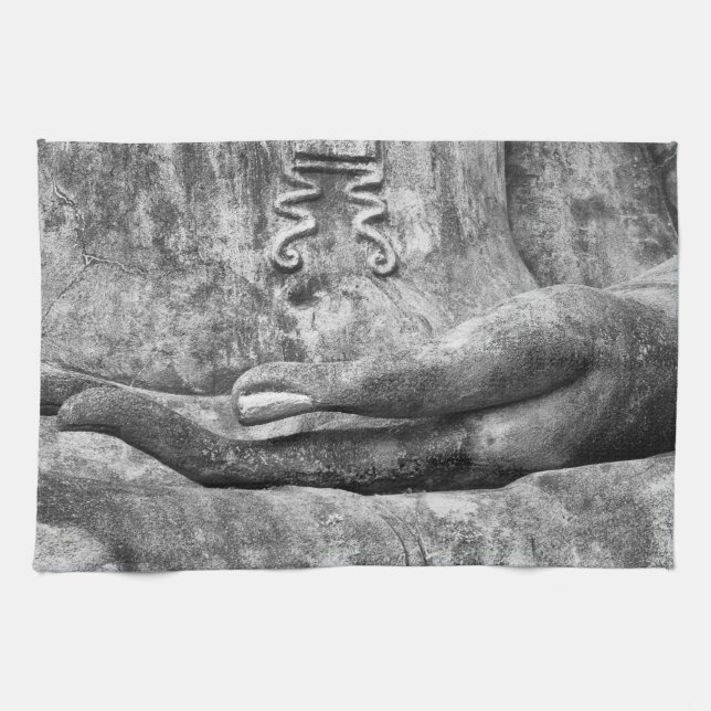 Die Hand von Buddha - Handtuch (Horizontal)