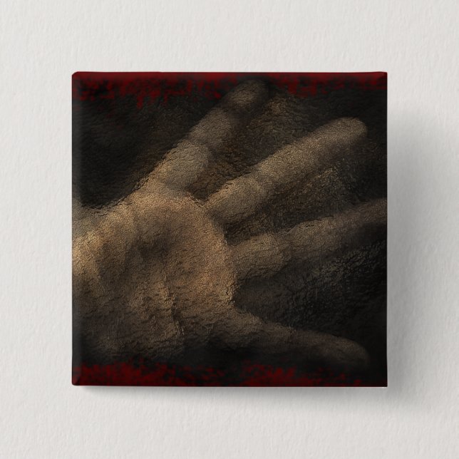 Die Hand von unten Button (Vorderseite)