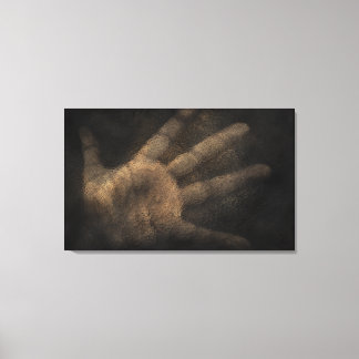 Die Hand von unten Leinwanddruck